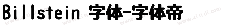 Billstein 字体字体转换